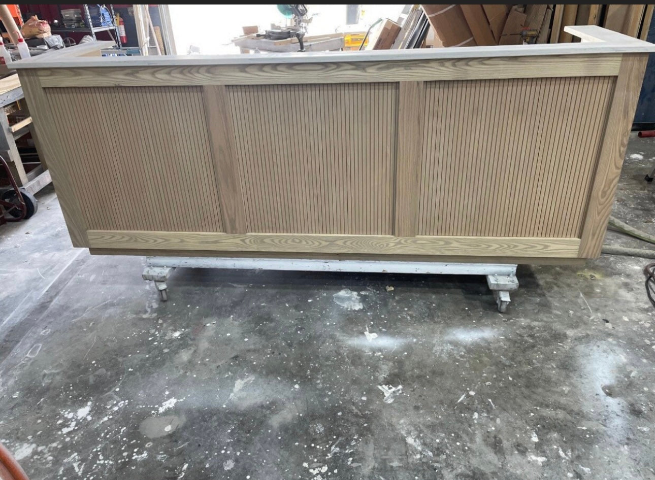 Wooden Retail Counter Cash Wrap