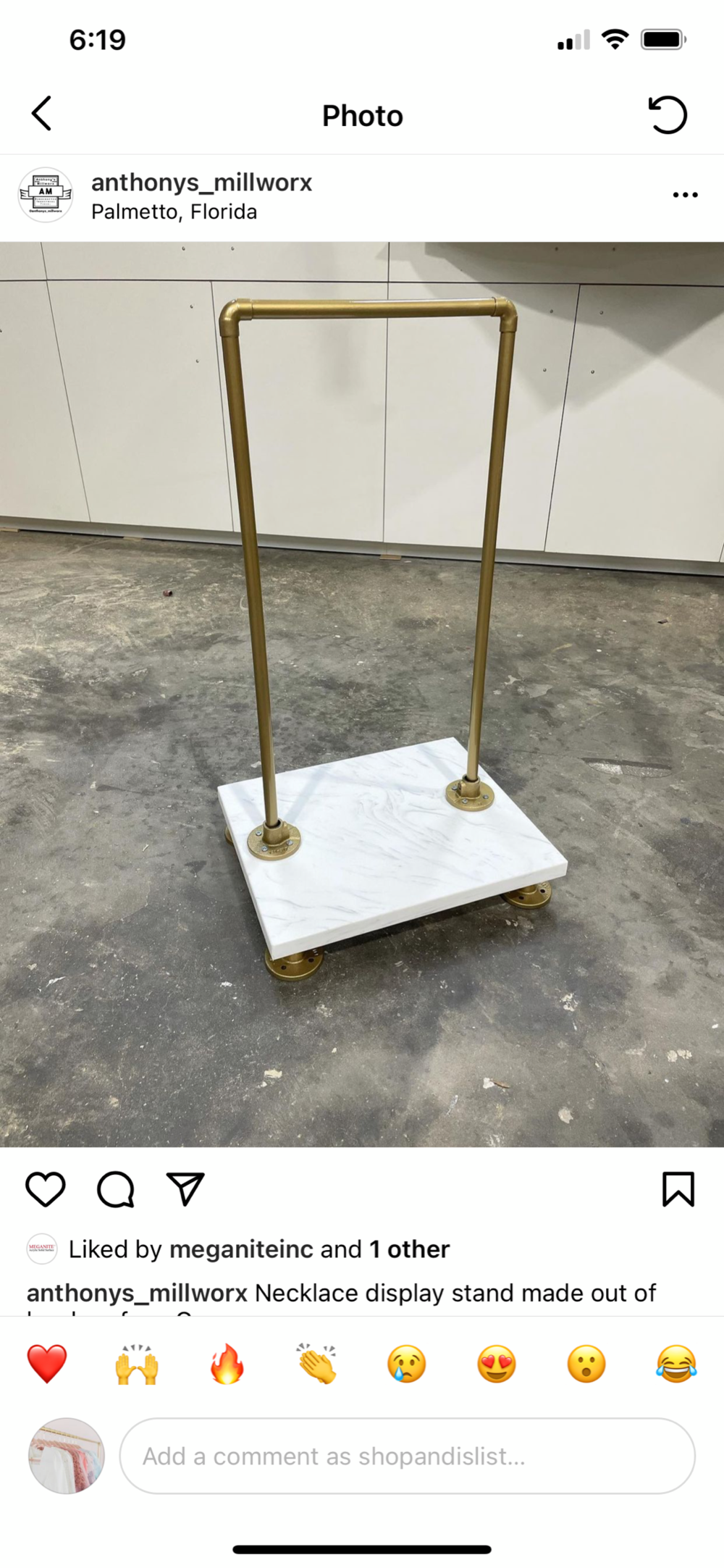 Jewelry Table Top Display Stand