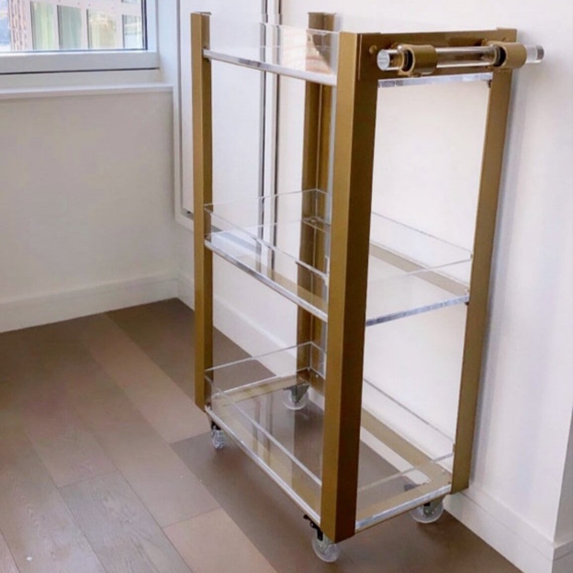 Acrylic Bar Cart