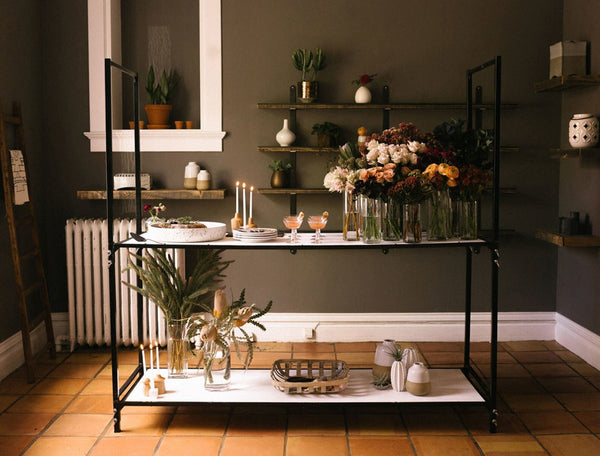 Custom Metal Shelf Unit