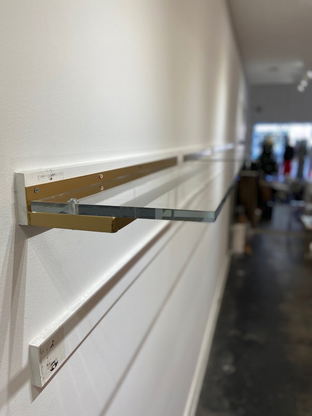 Floating Acrylic Wall Shelf