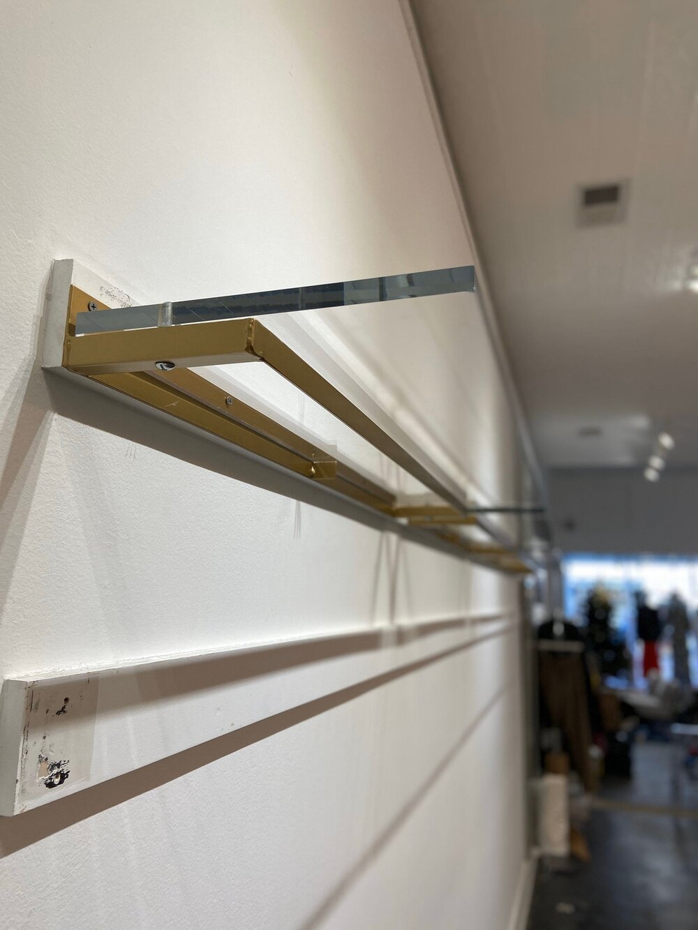 Floating Acrylic Wall Shelf