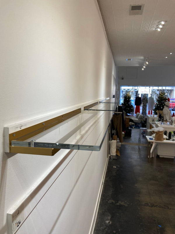Floating Acrylic Wall Shelf