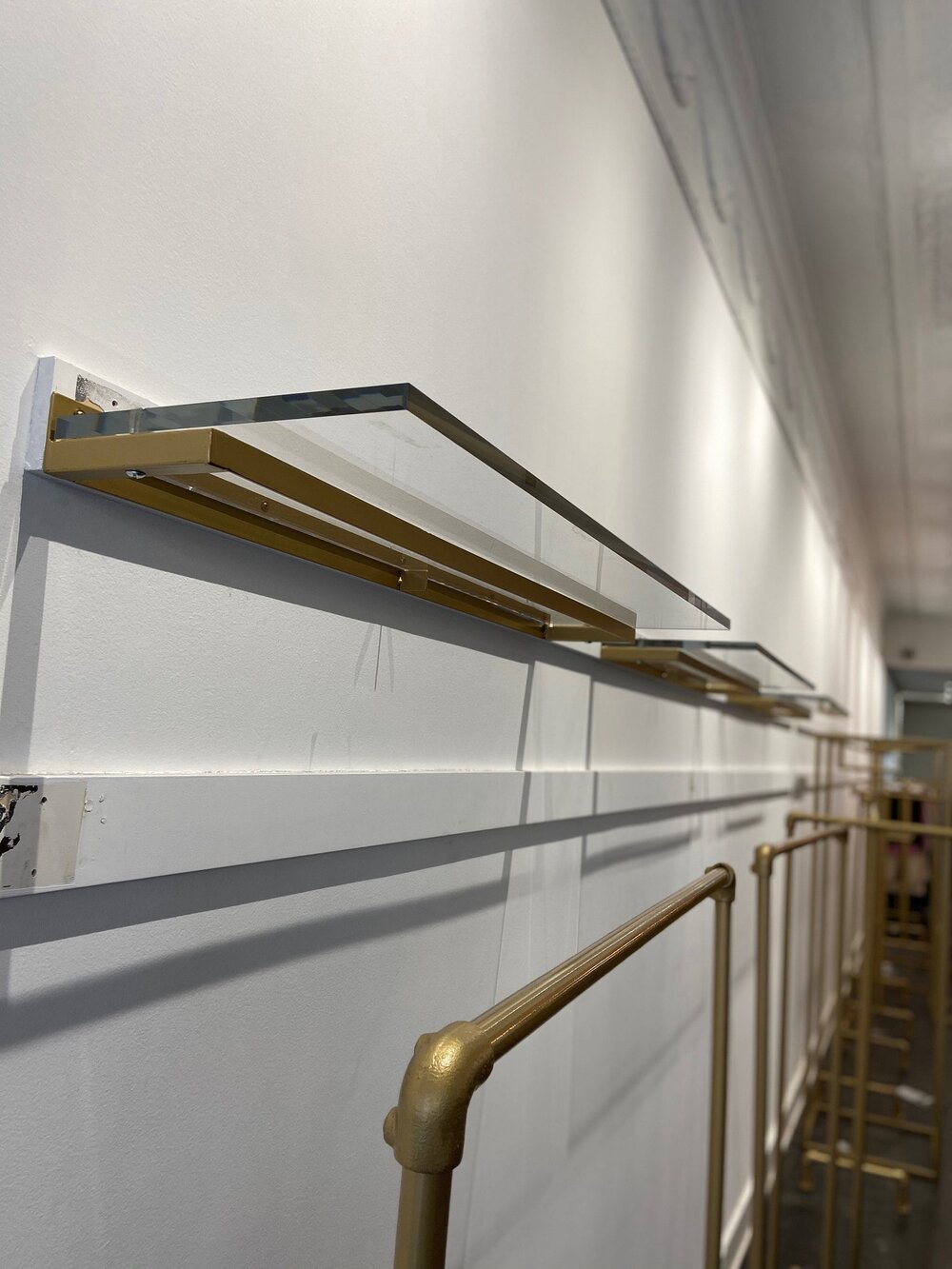 Floating Acrylic Wall Shelf