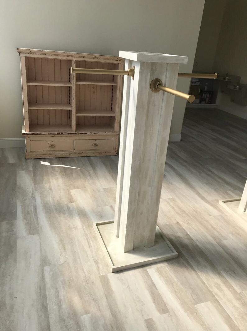 Retail Wooden Clothing Display Racks