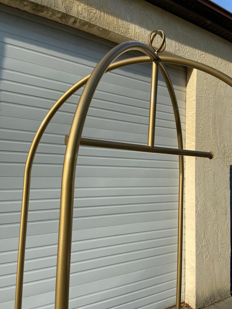 Gold Bellhop Clothing Rack